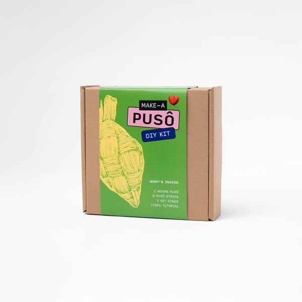 A photo of the Making Things Puso Making Kit in a box.