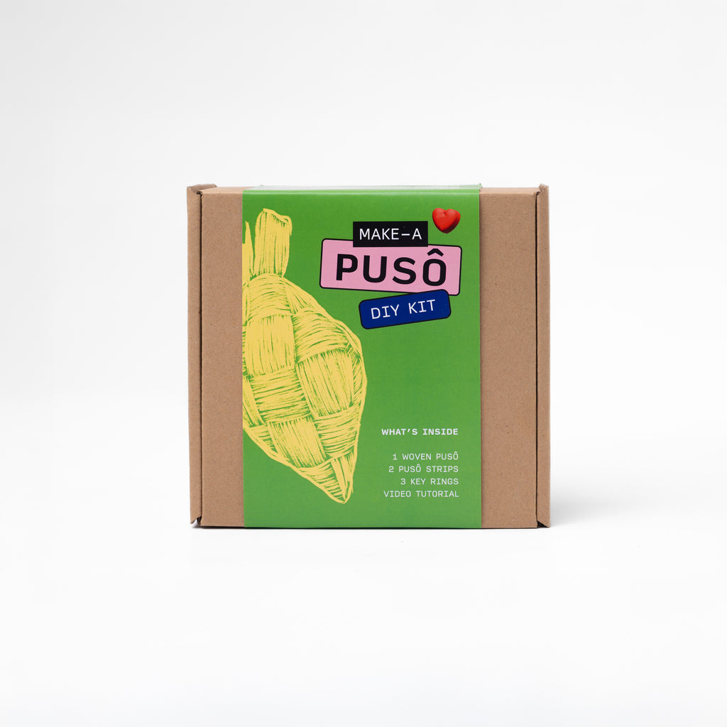 A photo of the Making Things Puso Making Kit in a box.